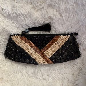 Sun n Shade Beaded Wristlet/ Clutch.